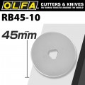 OLFA BLADES ROTARY RB45-10 10/PACK 45MM